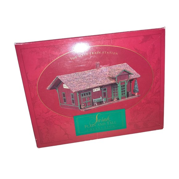 Hallmark Sarah Plain and Tall Hays Train Station House Building - Picture 1 of 15